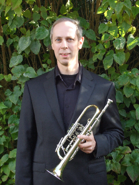 Philip Bishop with rotary C trumpet